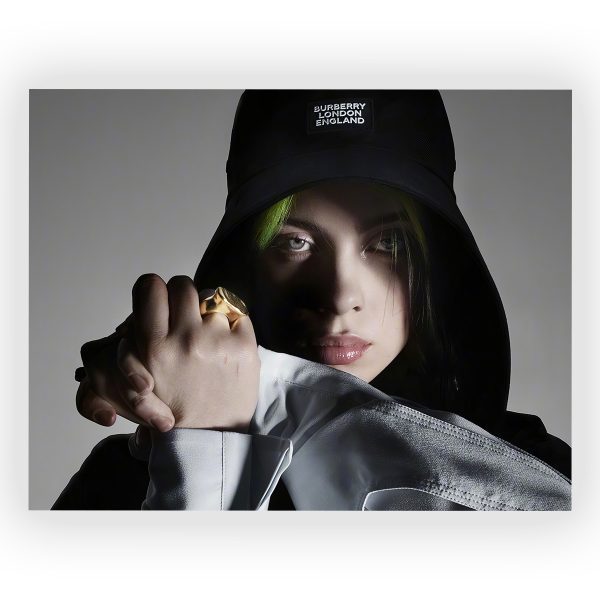 پوستر گلاسه طرح BILLIE EILISH کد09