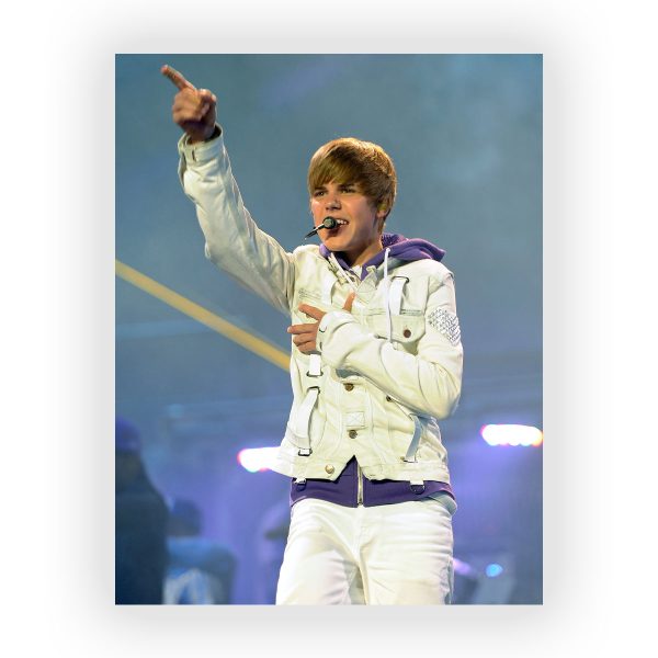 پوستر گلاسه طرح JUSTIN BIEBER کد09