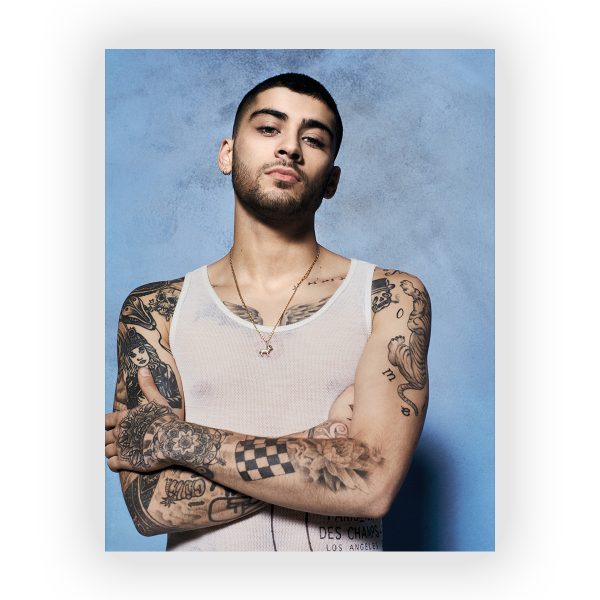 پوستر گلاسه طرح ZAYN کد15