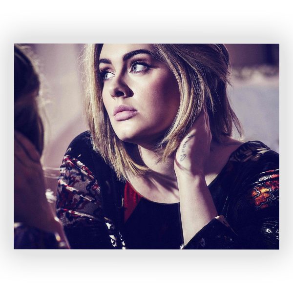 پوستر گلاسه طرح ADELE کد09