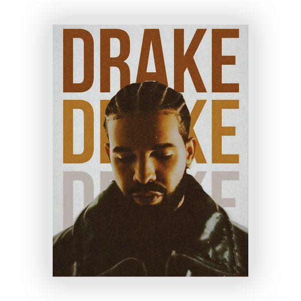 پوستر گلاسه طرح DRAKE کد11