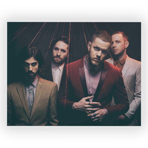 پوستر گلاسه طرح IMAGINE DRAGONS کد12