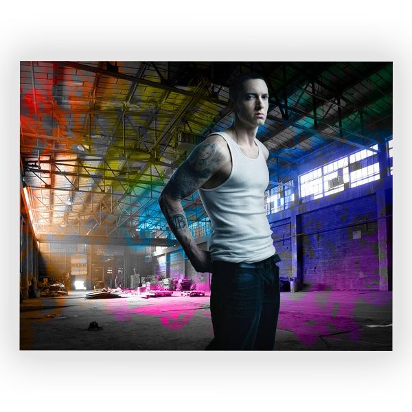 پوستر گلاسه طرح EMINEM کد15