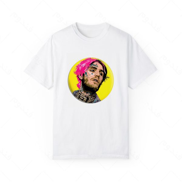 تیشرت سفید و ملانژ LIL PEEP کد07