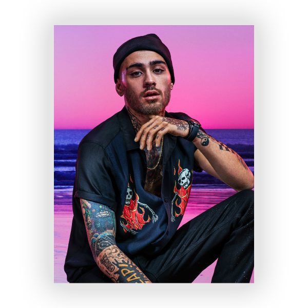 پوستر گلاسه طرح ZAYN کد16