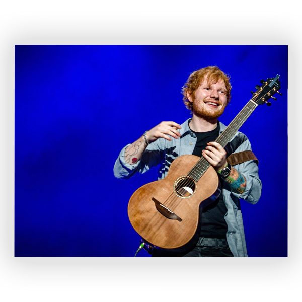 پوستر گلاسه طرح ED SHEERAN کد17