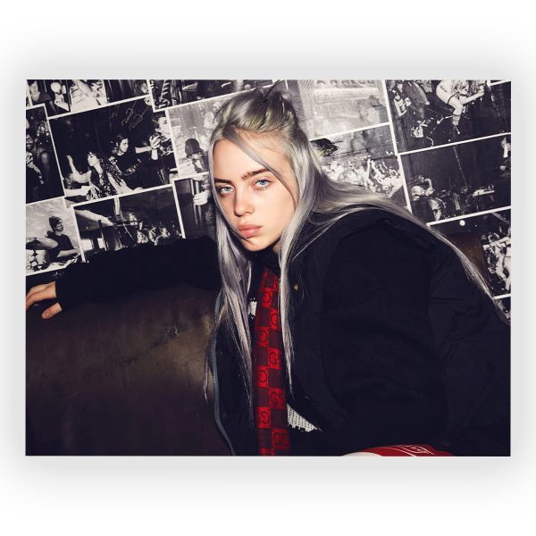 پوستر گلاسه طرح BILLIE EILISH کد14