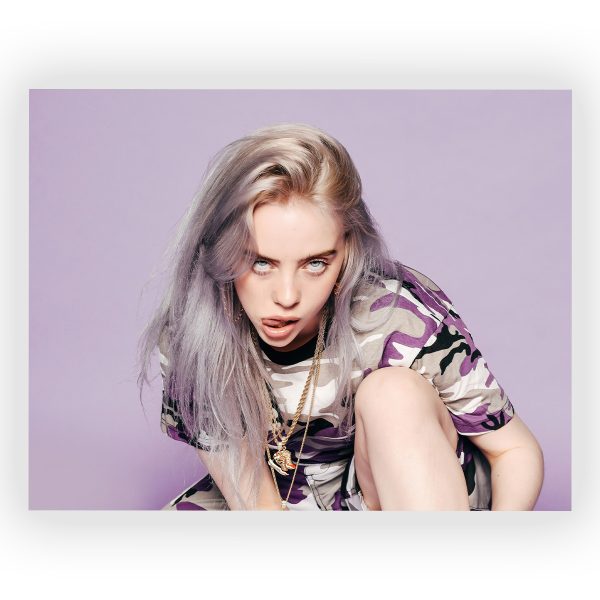 پوستر گلاسه طرح BILLIE EILISH کد16