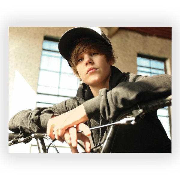 پوستر گلاسه طرح JUSTIN BIEBER کد12