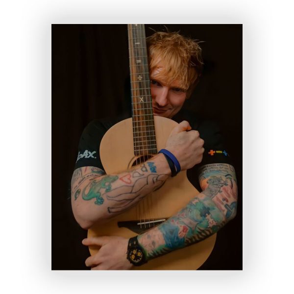 پوستر گلاسه طرح ED SHEERAN کد20