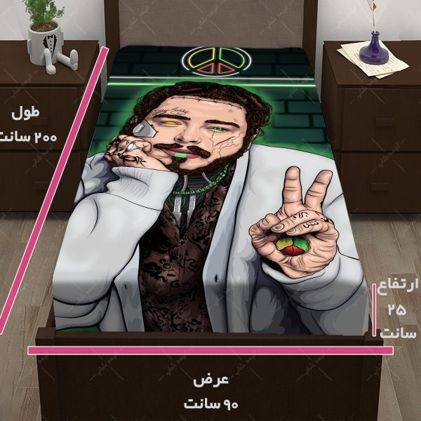 روتختی طرح POST MALONE کد10