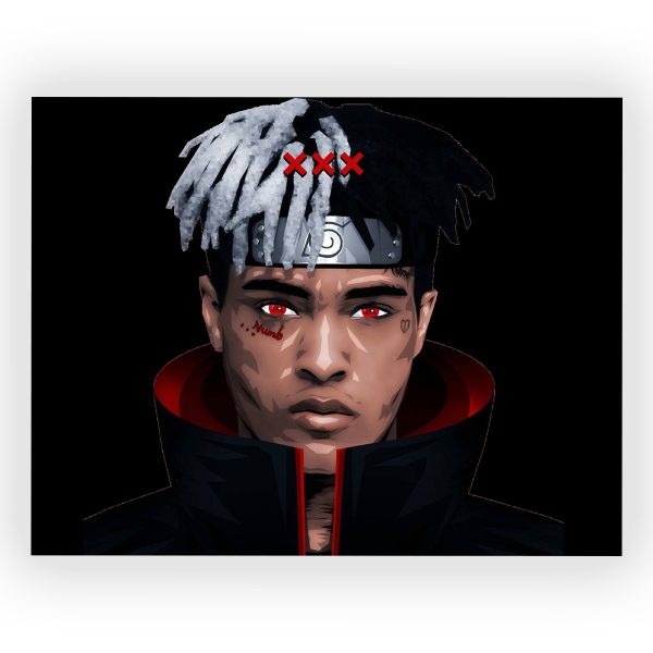 پوستر گلاسه طرح XXXTENTACION کد13