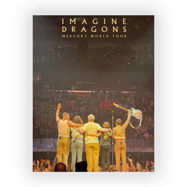 پوستر گلاسه طرح IMAGINE DRAGONS کد17