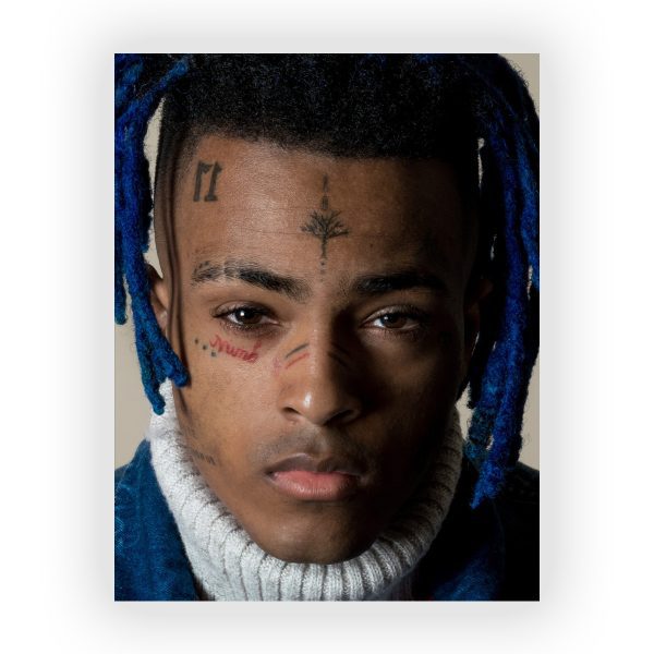 پوستر گلاسه طرح XXXTENTACION کد15