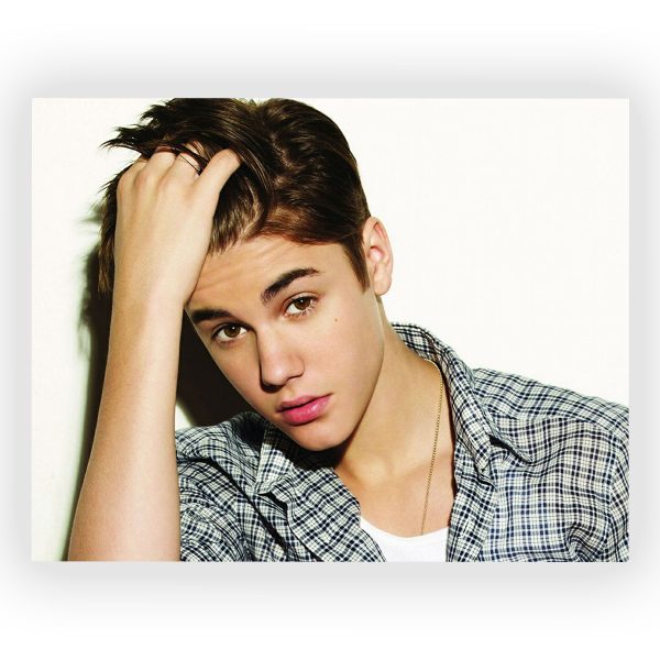 پوستر گلاسه طرح JUSTIN BIEBER کد15