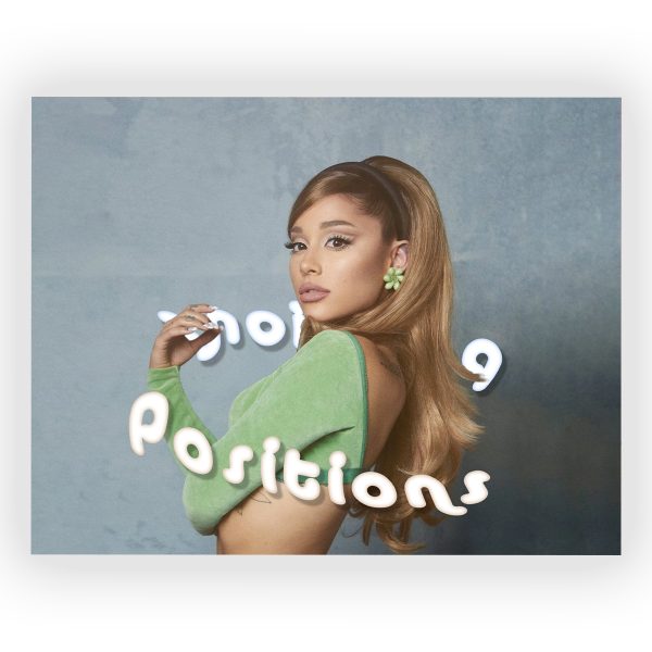 پوستر گلاسه طرح ARIANA GRANDE کد17