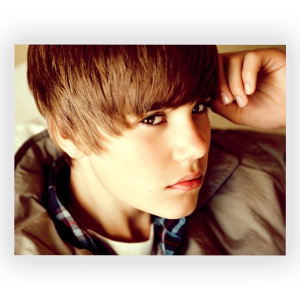 پوستر گلاسه طرح JUSTIN BIEBER کد17