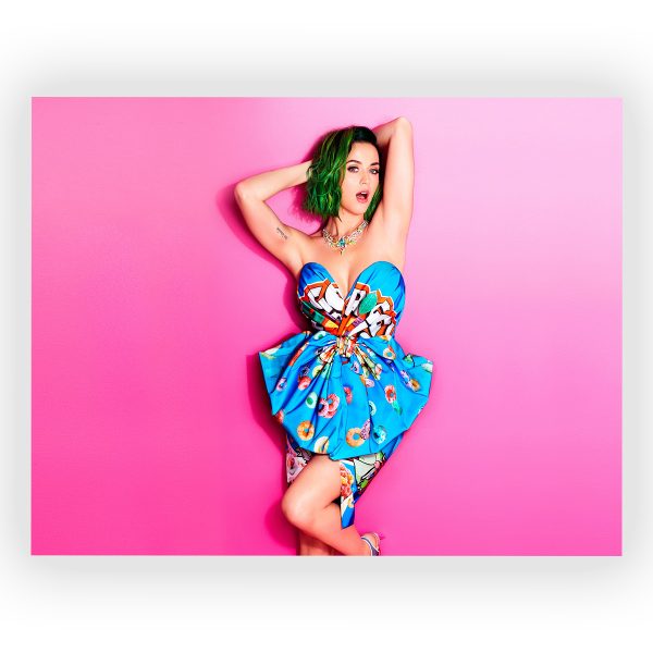 پوستر گلاسه طرح KATY PERRY کد17