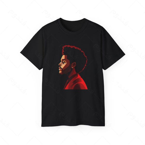 تیشرت مشکی طرح THE WEEKND کد05