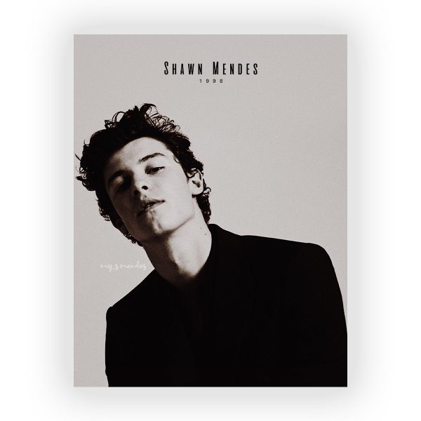 پوستر گلاسه طرح SHAWN MENDES کد11