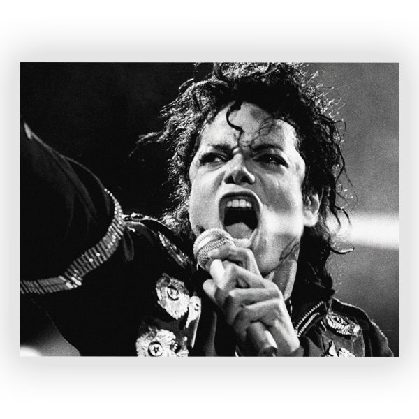 پوستر گلاسه طرح Michael Jackson کد03