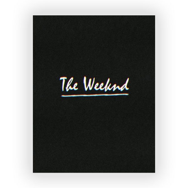 پوستر گلاسه طرح THE WEEKND کد05