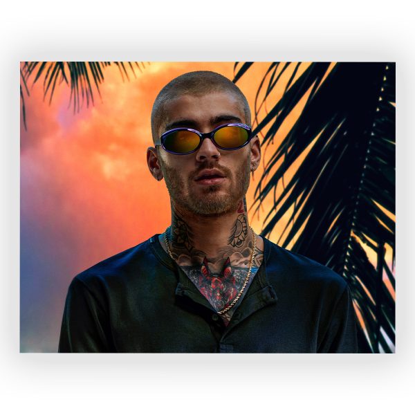 پوستر گلاسه طرح ZAYN کد09