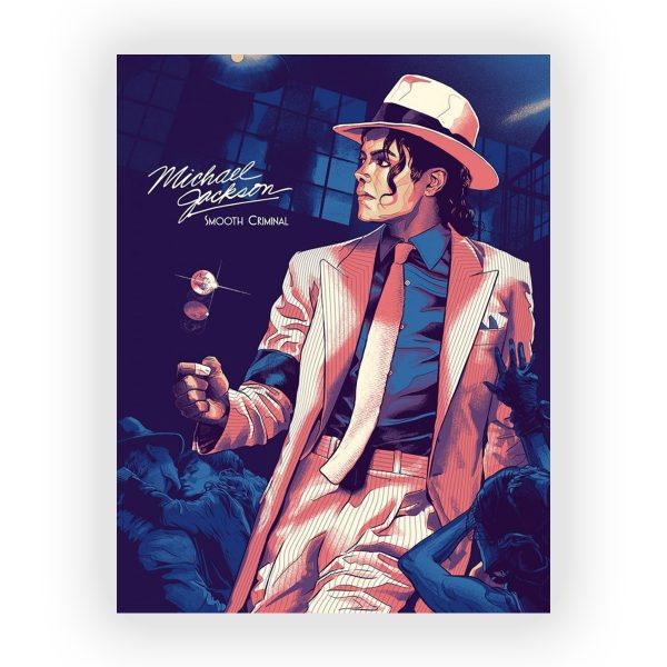 پوستر گلاسه طرح Michael Jackson کد08