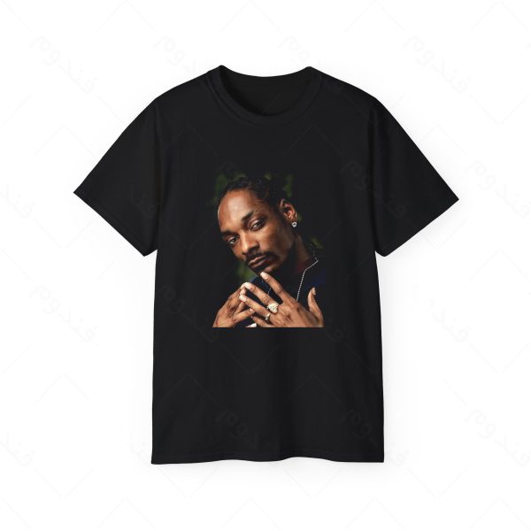 تیشرت مشکی طرح Snoop Dogg کد03