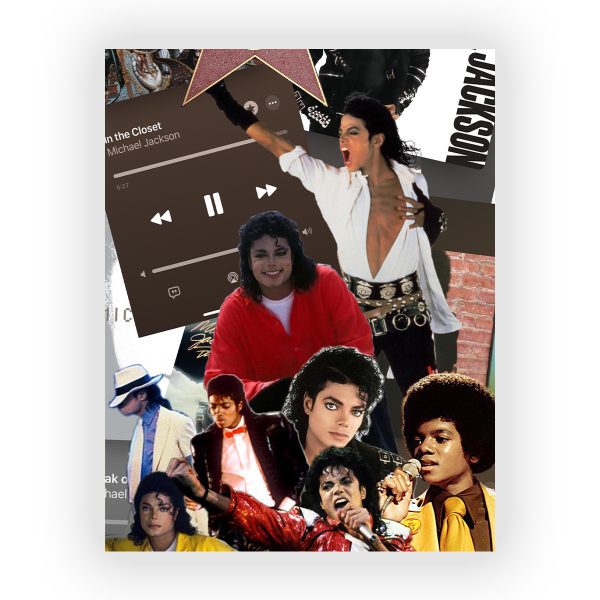 پوستر گلاسه طرح Michael Jackson کد13