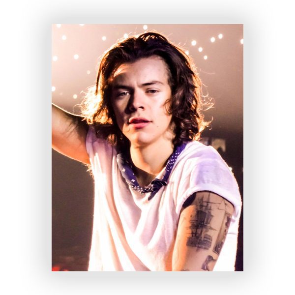 پوستر گلاسه طرح HARRY STYLES کد01