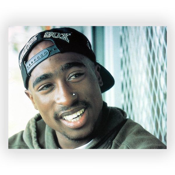 پوستر گلاسه طرح TUPAC SHAKUR کد07