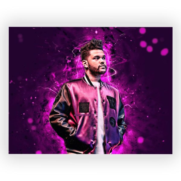 پوستر گلاسه طرح THE WEEKND کد14