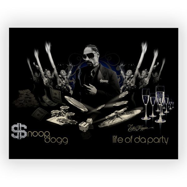 پوستر گلاسه طرح Snoop Dogg کد16