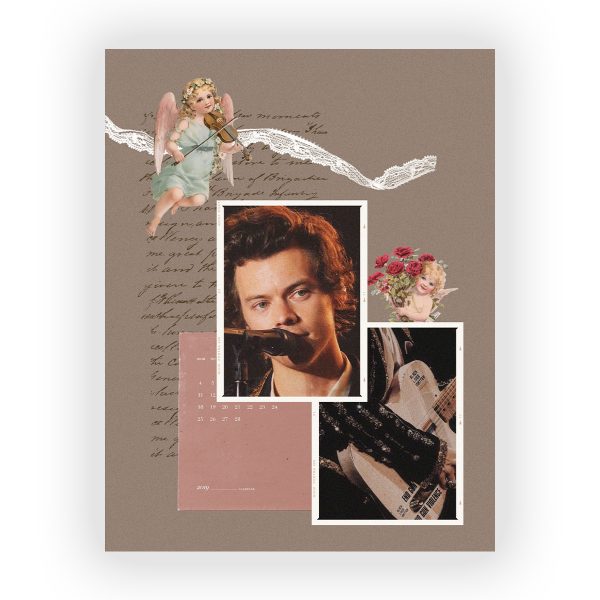 پوستر گلاسه طرح HARRY STYLES کد07