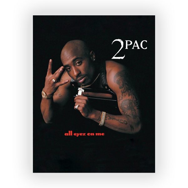 پوستر گلاسه طرح TUPAC SHAKUR کد11