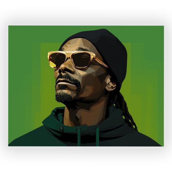 پوستر گلاسه طرح Snoop Dogg کد17