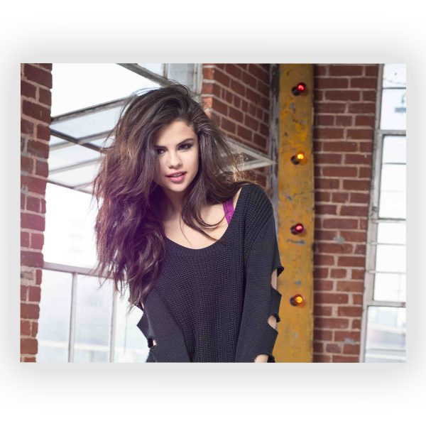 پوستر گلاسه طرح SELENA GOMEZ کد19