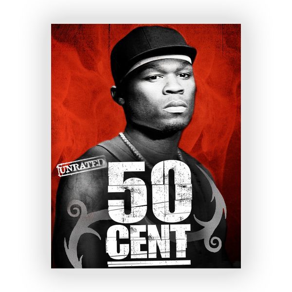 پوستر گلاسه طرح 50CENT کد19