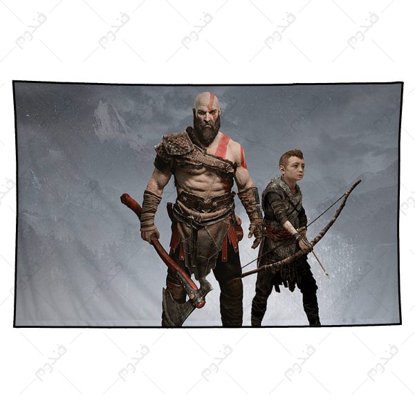 بکدراپ طرح بازی god of war شخصیت KRATOS