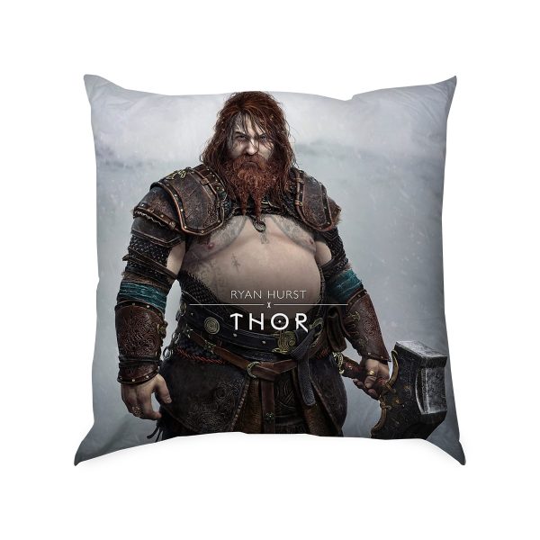 کوسن طرح بازی God of war کاراکتر THOR