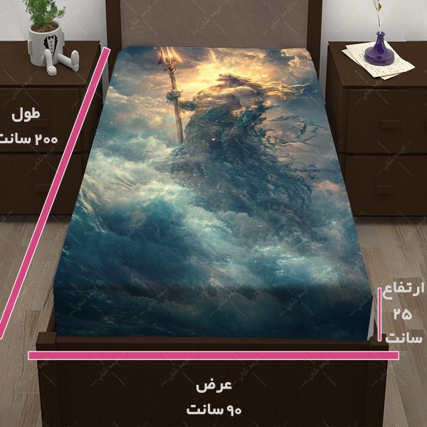 روتختی طرح بازی God of war کاراکتر POSEIDON