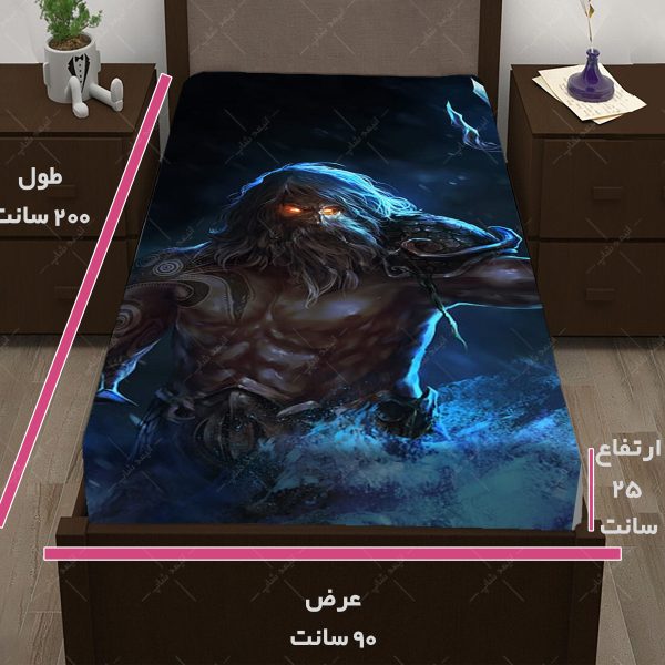 روتختی طرح بازی God of war کاراکتر POSEIDON