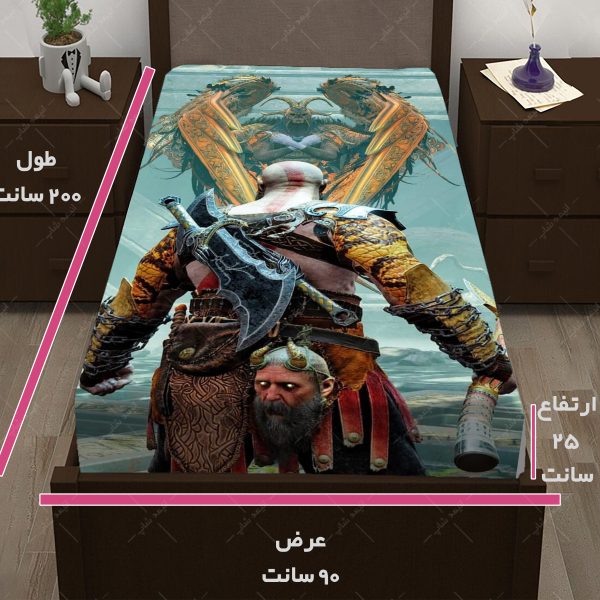 روتختی طرح بازی God of war کاراکتر KRATOS