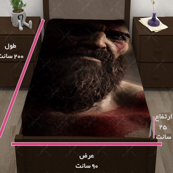 روتختی طرح بازی God of war کاراکتر KRATOS