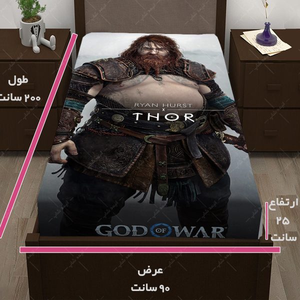 روتختی طرح بازی God of war کاراکتر THOR