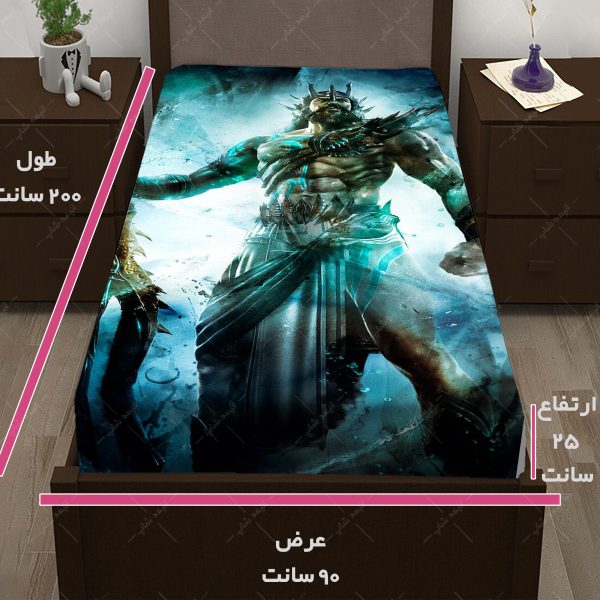 روتختی طرح بازی God of war کاراکتر POSEIDON