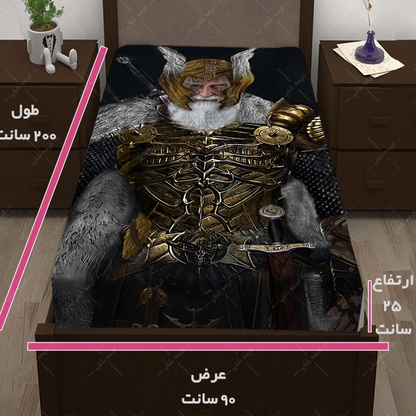 روتختی طرح بازی God of war کاراکتر ODIN