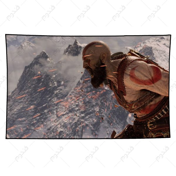 بکدراپ طرح بازی god of war شخصیت KRATOS