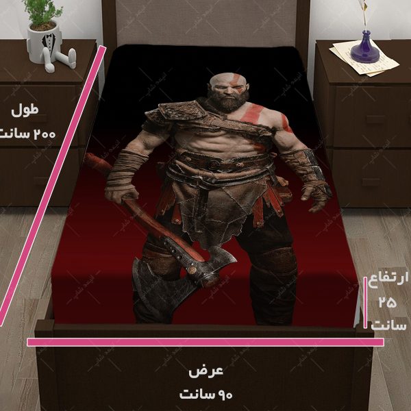 روتختی طرح بازی God of war کاراکتر KRATOS